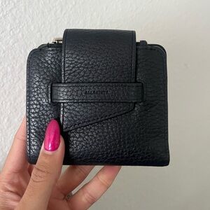 All Saints Black Leather Women's Wallet